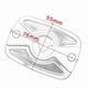 thumbnail image 2 of Silver Front Brake Reservoir Cap for 2019-2020 Motorcycles, 2 of 5