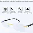 thumbnail image 2 of Noblu Vision Glasses, Noblu Glasses, Blue Light Blocking Computer Glasses, Reduced Glare, Reading Eyewear for Men & Women, 2 of 7