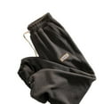 thumbnail image 2 of sunsanly High Waist Drawstring Elastic Waistband Pockets Wide Leg Shrinkable Cuffs Winter Pants Women Autumn Winter Coral Fleece Sweatpants, 2 of 8