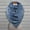 Blue, variant on Scarf Fashion Women Printing Button Soft Wrap Casual Warm Scarves Shawls Purple