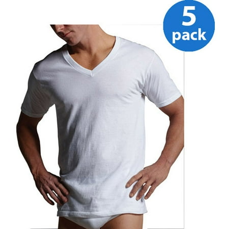 gildan white v neck