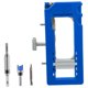 thumbnail image 3 of Bisagra de puertas Bisagra Mortiser Versátil Plantilla de enrutador del kit de instalación para el accesorio de muebles de carpintería práctico Azul, 3 of 8