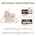 thumbnail image 5 of NexTone Purse Cup Holder Bag with Strap- Outdoor Portable Crossbody Water Bottle Storage Bag for Stanley Cup Tumbler 40 oz, 5 of 7