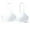 White, variant on Women's Underwire Soft Lace Bras, Push up Seamless Low Cut Bralettes, Comfortable Adjustable Everyday Lingerie