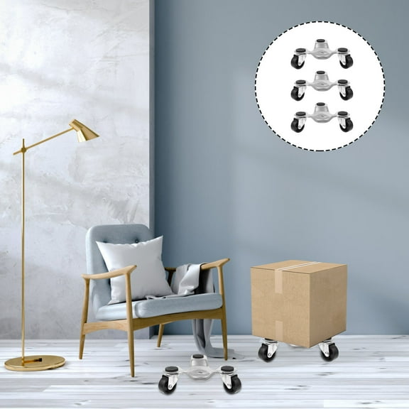 SASABAXI 3Pcs Home Moving Furniture Lift Tool Dolly Mover Wheel Dolly for 6.29X6.29X2.16 Inch