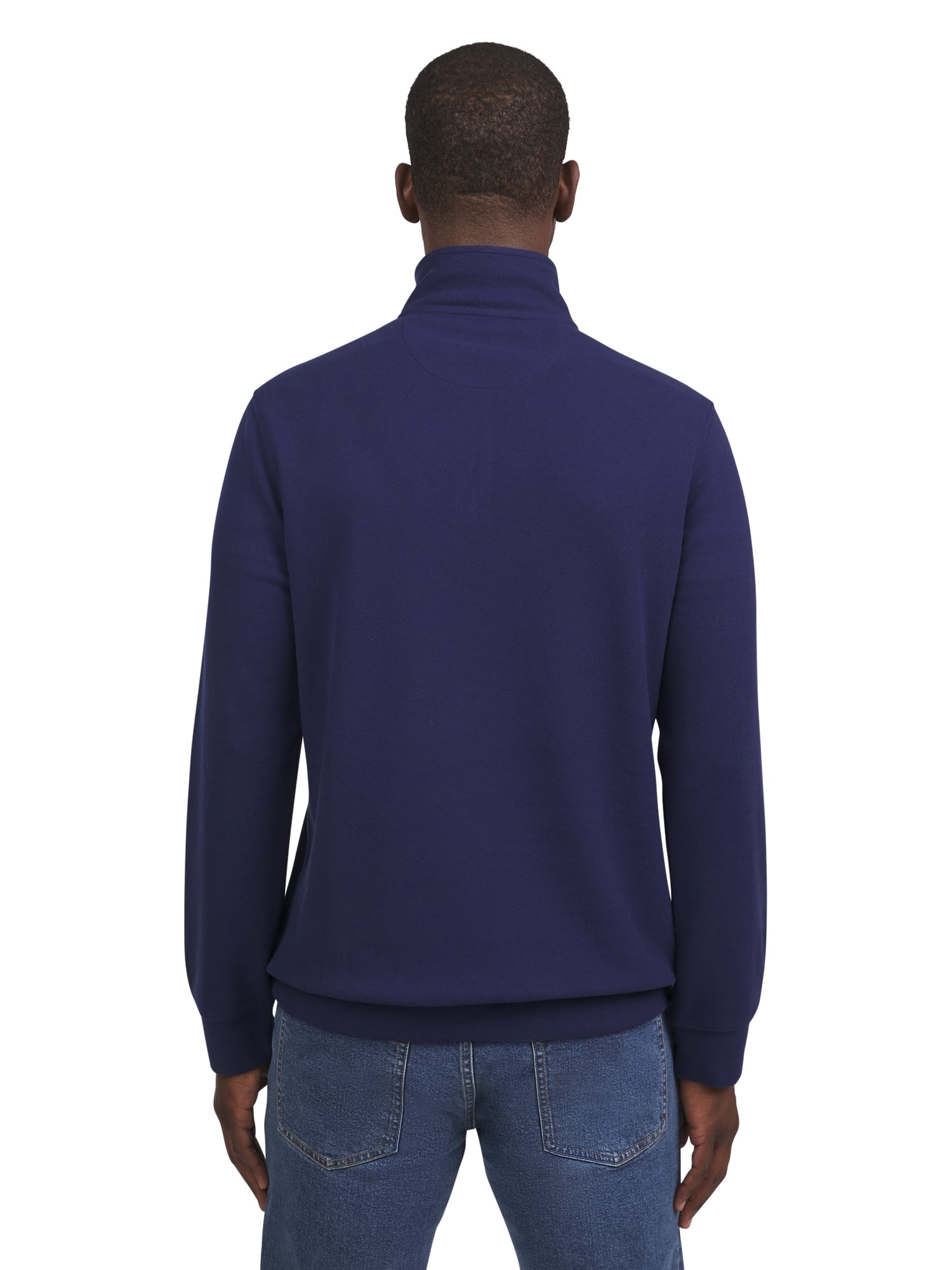 Chaps Men's & Big Men's Brushed Twill Quarter Zip, Sizes S-2XL