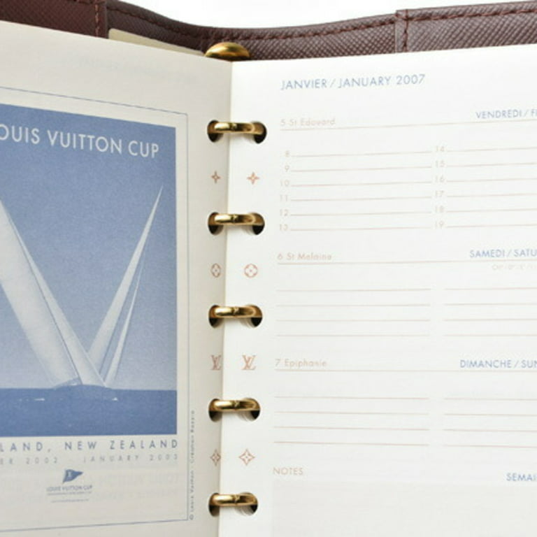LOUIS VUITTON Mini Monogram Agenda PM Day Planner Cover Lv 