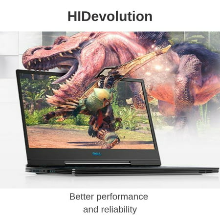 HIDevolution Dell G7 15 7590 15.6” FHD 240Hz w/ Finger Print Reader | 60WHr | 2.6 GHz i7-9750H, RTX 2060, 16GB 2666MHz RAM, 256GB PCIe SSD + 1TB HDD | Authorized Performance Upgrades &