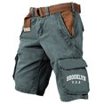 thumbnail image 2 of Men's Loose Fit Cargo Shorts With Pockets Outdoor Cargo Shorts No Belt, 2 of 4