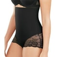 thumbnail image 3 of MAIDENFORM Black Lace Tame Your Tummy High Waist Shaping Brief, US Medium, NWOT, 3 of 4