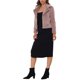 thumbnail image 2 of CHAQUETA CORTA DE FALSO PIEL SUELTA DE MODA INVIERNO PARA MUJERES CHIC TALLA XS ROSA POLVO, 2 of 7
