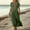 01 Green, variant on Dresses for Women V-Neck Casual Loose Short Sleeve Long T-Shirt Dress Split Maxi Dress with Side Pocket