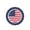B, variant on QLUEWX 24PCS Patriotic Paper Plates, 7" USA Flag Disposable Plates 4th of July Decorations, Red White Blue Star Tableware Party Supplies, Patriotic Decor for Home Outdoor BBQ Picnic Party Favors