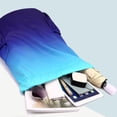 thumbnail image 2 of LYMAYTER Sports Backpack Gradient Color Drawstring Design Large Capacity Travel for Gym Yoga Fitness Outdoor Activities, 2 of 8