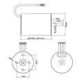 thumbnail image 2 of S2845 4400KV Motor sin escobillas Motor impermeable 35A ESC Reemplazo de tarjeta de programación para Trx4 HSP 1/12, 2 of 8