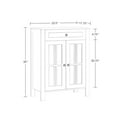 thumbnail image 3 of Armoire à deux portes Danbury - Blanc, 3 of 9