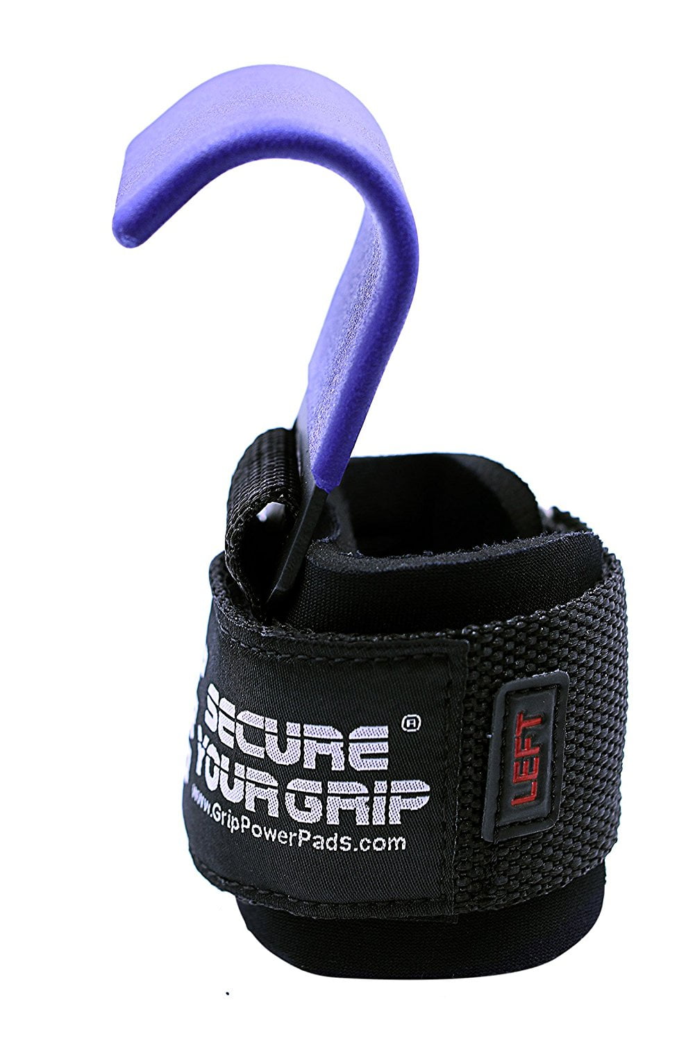 Grip Power Pads Heavy Duty PRO Metal Weight Lifting Steel Hooks Set of 2 600 LB 1 Pair of Power Hooks Blue Walmart
