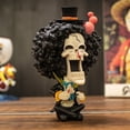 thumbnail image 1 of Q Version One Piece Luffy Usopp Nami Robin Chopper Sanji Brooke Ace Anime Hand-made PVC Figure Toys Model Doll, 1 of 7