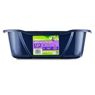 Extra Large Jumbo Cat Litter Box for Maine Coon Cats, Open Top High-Sided  Anti-Splash Litter Pans, Durable XL Kitty Bathroom for Multi-Cat Households  (Grey) - Walmart.com
