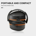 thumbnail image 5 of LYSIAN Foldable Hearing Protection Earmuffs, 31dB SNR Noise Reduction, Adjustable Adult Ear Muffs for Shooting, Workshop, Mowing & Loud Events, One Size, Orange/Black, 5 of 7