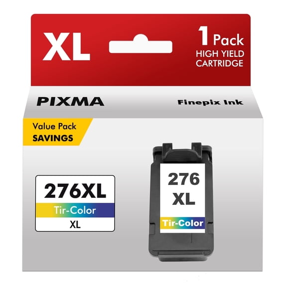 1 Tri-color CL 276XL Ink Cartridge for Canon ink 275 and 276 for PG275 and CL276 Canon Printer Ink for Canon PIXMA TS3522 TS3520 TR4700 Printer