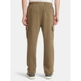 thumbnail image 3 of No Boundaries Fleece Cargo Jogger Pants, 30'' Inseam, Men's & Big Men's, 3 of 5