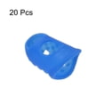 thumbnail image 3 of Uxcell Finger Tips Anti Slip Fingertip Protector, 20 Pack 28mm Silicone Finger Guard, Dark Blue, 3 of 6