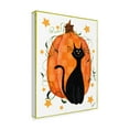 thumbnail image 2 of Trademark Fine Art 'Checked Pumpkin And Cat' Canvas Art by Beverly Johnston, 2 of 3