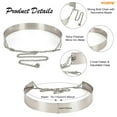 thumbnail image 6 of WHIPPY Women's Chain Belt Adjustable Metal Waist Belts for Dresses, 6 of 6