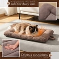 thumbnail image 3 of Petpals Self Warming Cat Bed, Heated Cat Bed, Thermal Foil Heating Pad for Indoor Cat, Brown, 3 of 8