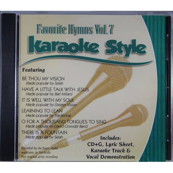 Favorite Hymns Volume 7 Daywind Christian Karaoke Style NEW CD G 6 Songs