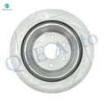 thumbnail image 5 of Set of 4 Front 330mm-Rear 345mm Drilled Slotted Brake Disc Rotors For 2013 2014 Chevrolet Tahoe, 5 of 8