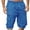 Royal Blue-A1, variant on Lodgix Cargo Shorts for Men Casual Summer Hiking Pants Elastic Waist Big and Tall Knee Length Multi-Pockets Bermuda Shorts Khaki-XL