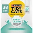thumbnail image 1 of AIR-Purina Clumping Cat Litter, Free & Clean Unscented Multi Cat Litter - 38 lb. Box, 1 of 4