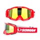 thumbnail image 2 of Red Gafas de motocicleta Dirt Bike Atv Off Road gafas anti ultravioleta para adultos mujeres hombres, 2 of 5