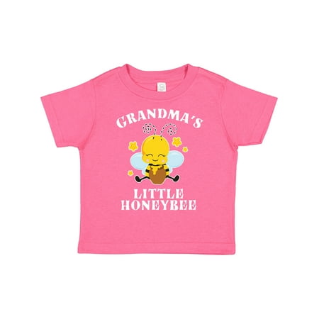 

Inktastic Cute Bee Grandma s Little Honeybee with Stars Gift Toddler Boy or Toddler Girl T-Shirt