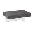 thumbnail image 1 of Coffee Table with 3 side storage, Grey, 1 of 3