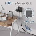 thumbnail image 4 of TROND Power Strip Surge Protector with USB, 10ft Long Extension Cord for 3 USB and 4 Outlets Black, 4 of 7