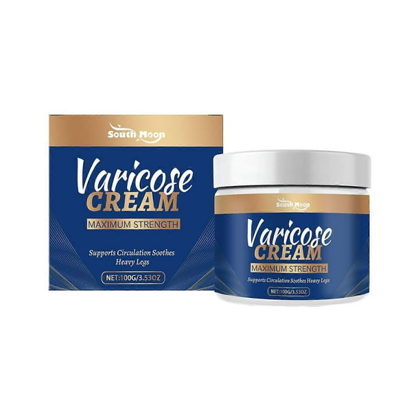 1-6pcs SOUTH MOON Varicose Vein Care Cream 100g Swell Care Lymphatic Massage Cream for Swelling Reli
