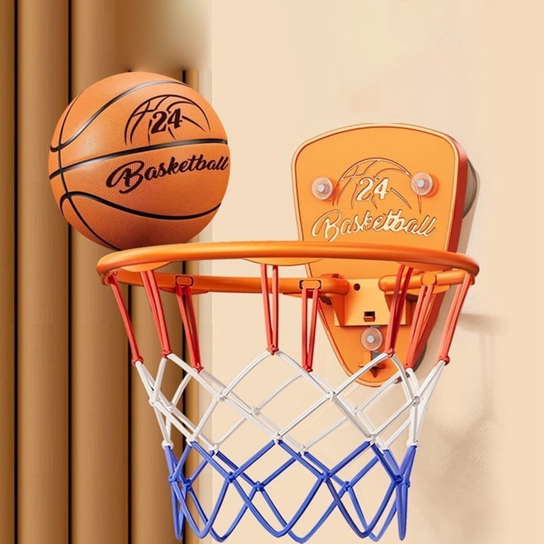 Kids Indoor Basketball Hoop with Suction Cups | No Drill Mounting
