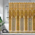 thumbnail image 6 of Vintage Moroccan Shower Curtains Arch Ethnic Style Floral Architecture Home Wall Hanging Cloth Bathroom Curtain r With, 6 of 6