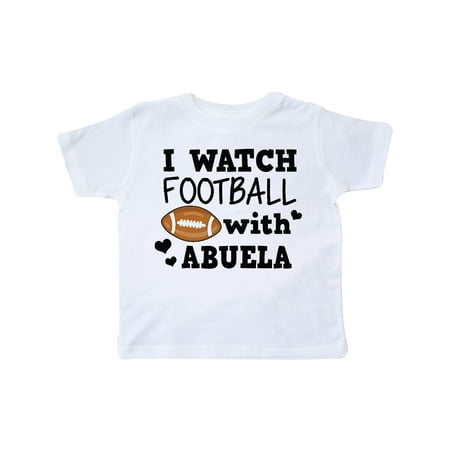 

Inktastic I Watch Football with My Abuela Gift Toddler Boy or Toddler Girl T-Shirt