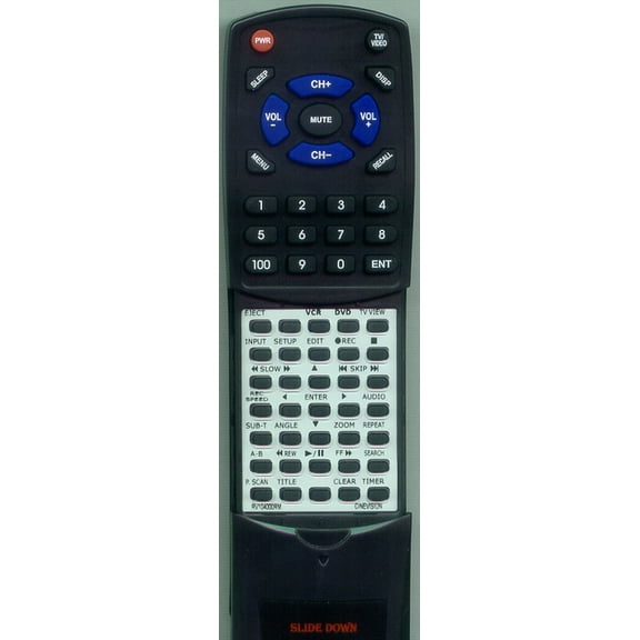 Replacement Remote for CINEVISION RV104000RM, RTRV104000RM, RV4000