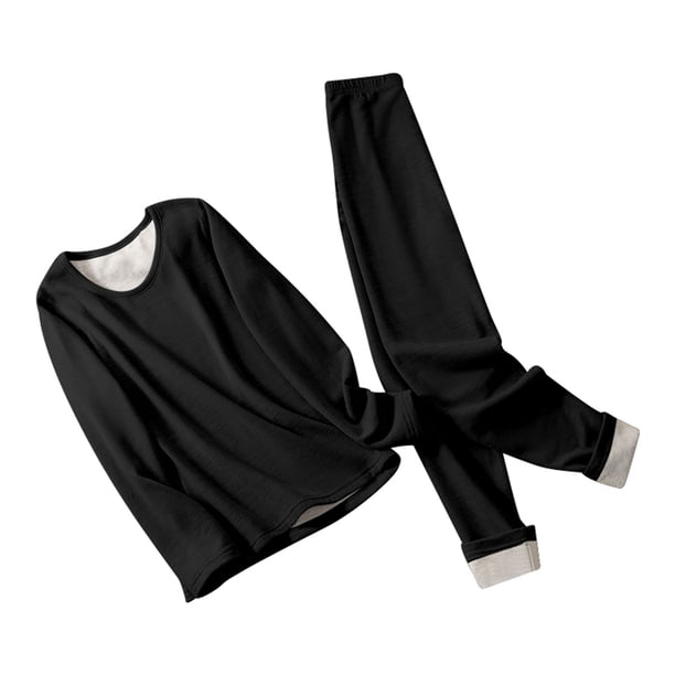 Traje cálido de seda y terciopelo grueso con camisa y pantalones para mujer - Conjunto de ropa de otoño-invierno