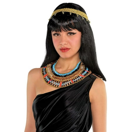 Egyptian Womens Adult Goddess Queen Costume Beaded Collar