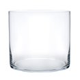 thumbnail image 1 of Jarrón de cristal con forma de flor Royal Imports, cilíndrico, 10 x 25 cm, cristal transparente, 1 of 7