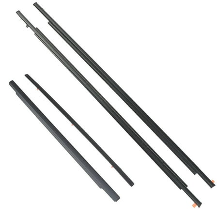 LABLT Door Belt Molding Weatherstrip (Front & Rear Set) For Toyota 07-14 FJ Cruiser