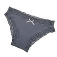 thumbnail image 2 of Sokhug Underwear for Women Hipster Low Waisted Lace Bow Briefs, 2 of 3