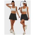 thumbnail image 4 of Tennis Skirt with Pockets, Women's High-Waisted Athletic Skirt, Pleated Skirt for Squash and Golf, Active Sportswear, 4 of 7