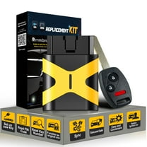 Key Fob Remote Replacement for 2007-2013 Honda CR-V/Honda FIT Self Programmable Keyless Entry 3 Buttons Remote Control with FCC: MLBHLIK-1T